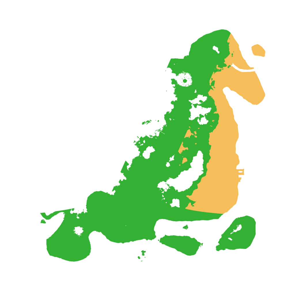 Biome Rust Map: Procedural Map, Size: 3000, Seed: 591061637