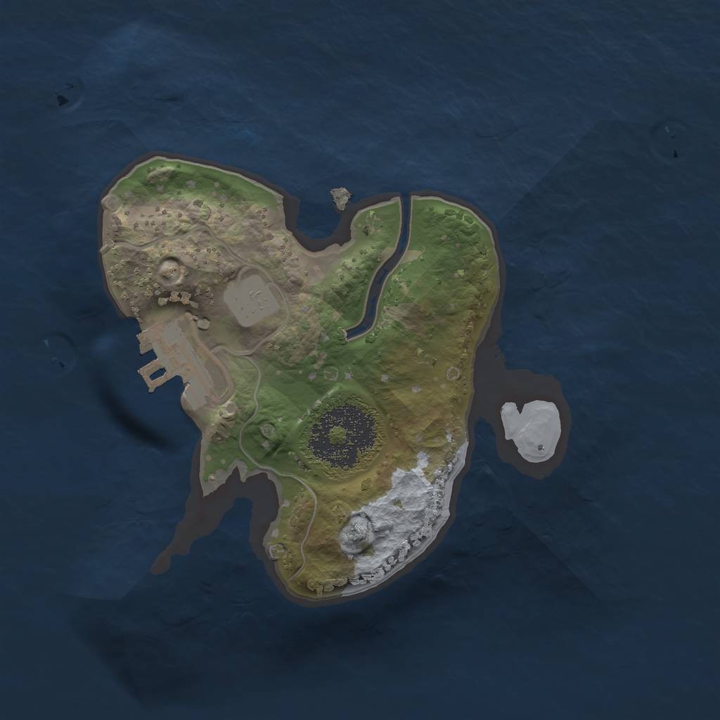 Rust Map: Procedural Map, Size: 1690, Seed: 69420, 6 Monuments