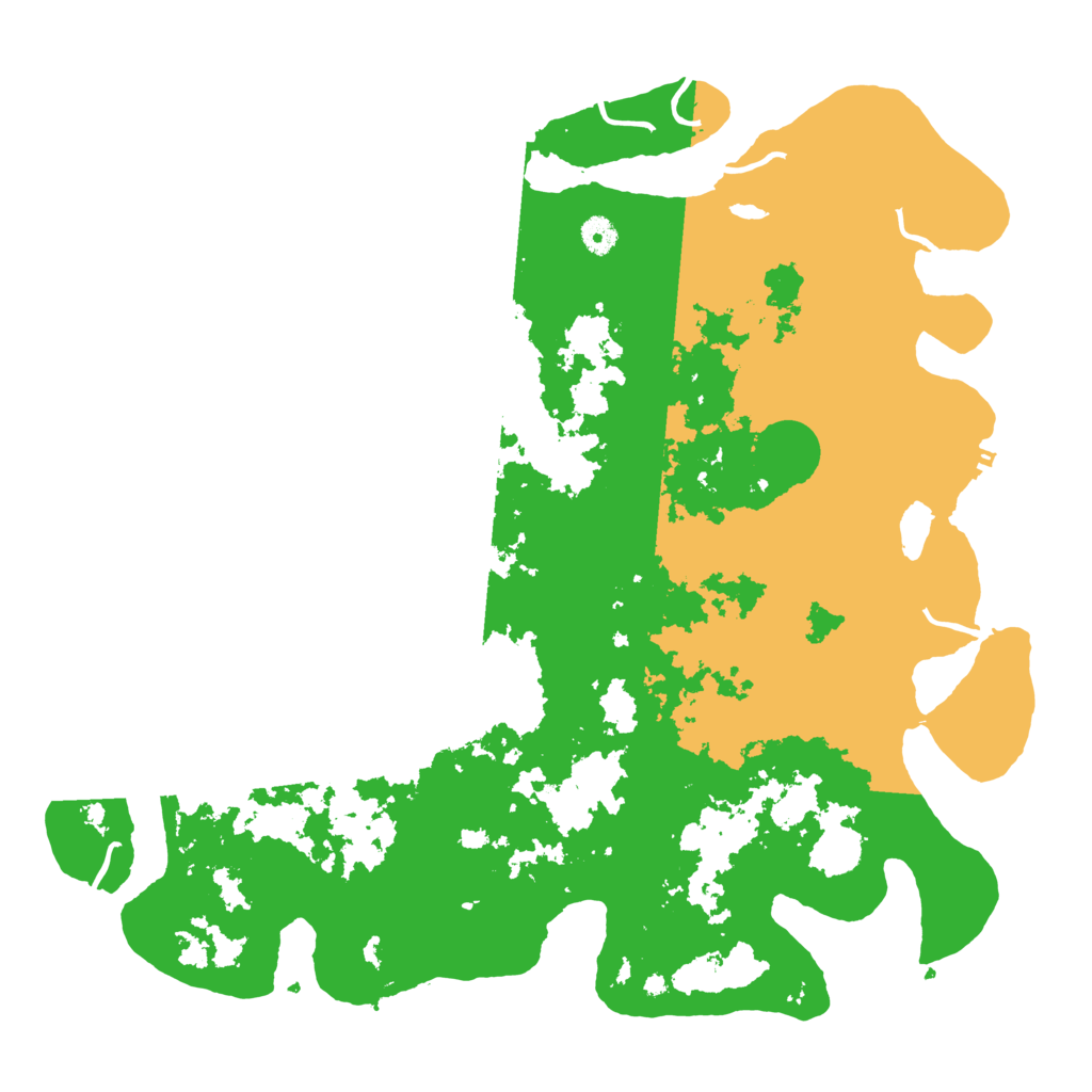 Biome Rust Map: Procedural Map, Size: 4500, Seed: 157228077