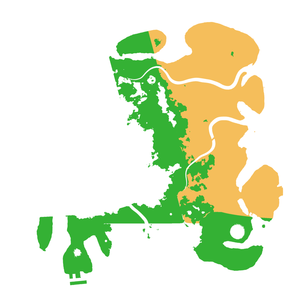 Biome Rust Map: Procedural Map, Size: 3600, Seed: 26087838