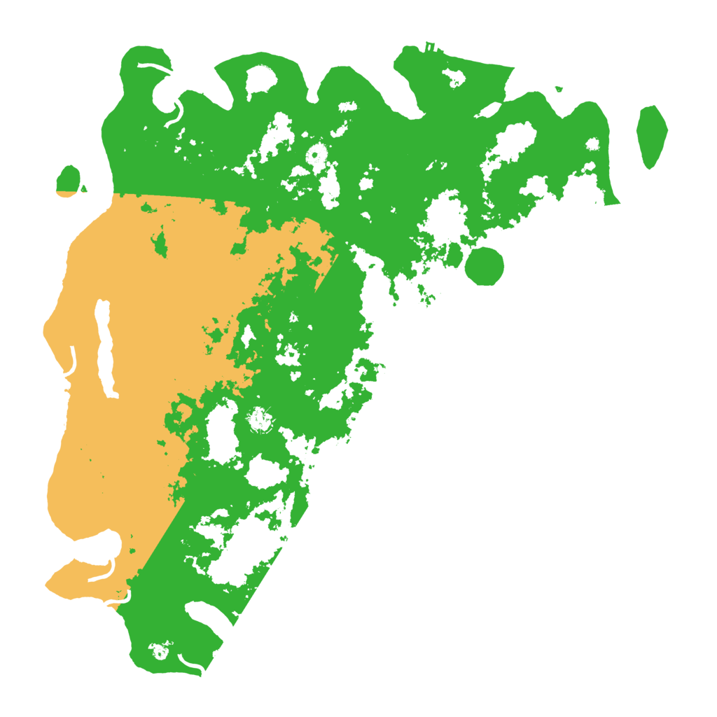 Biome Rust Map: Procedural Map, Size: 5000, Seed: 136613