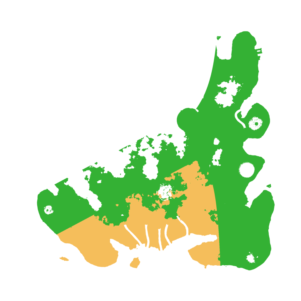 Biome Rust Map: Procedural Map, Size: 3500, Seed: 329905784