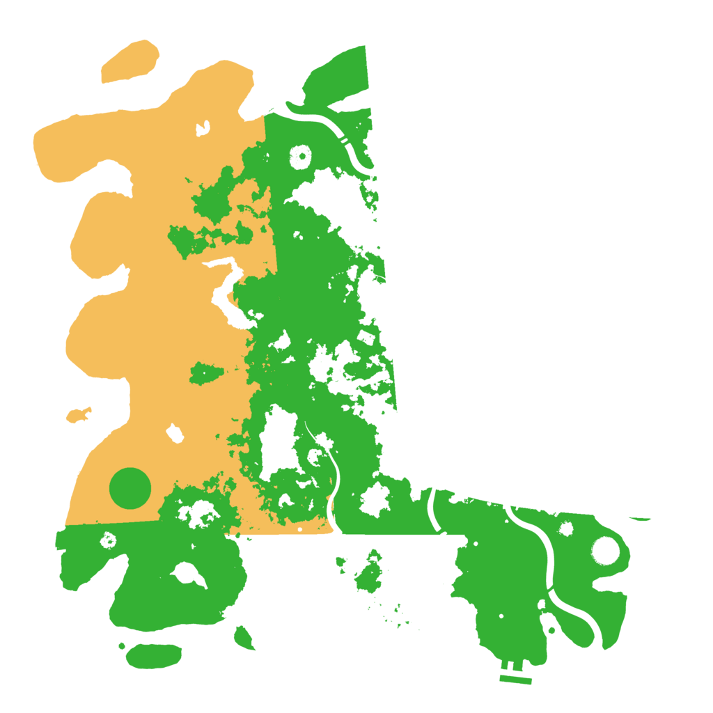 Biome Rust Map: Procedural Map, Size: 4500, Seed: 6603104