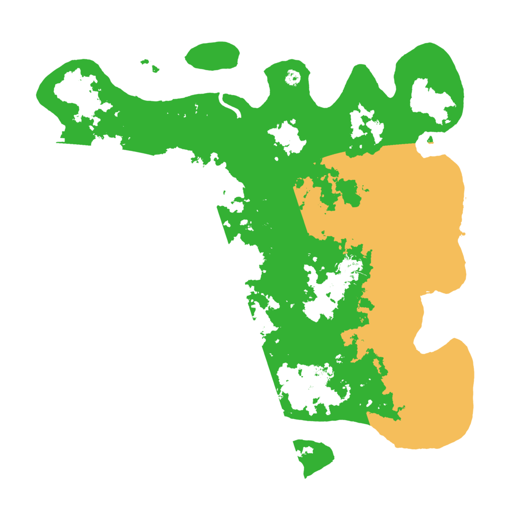 Biome Rust Map: Procedural Map, Size: 3500, Seed: 1763419606