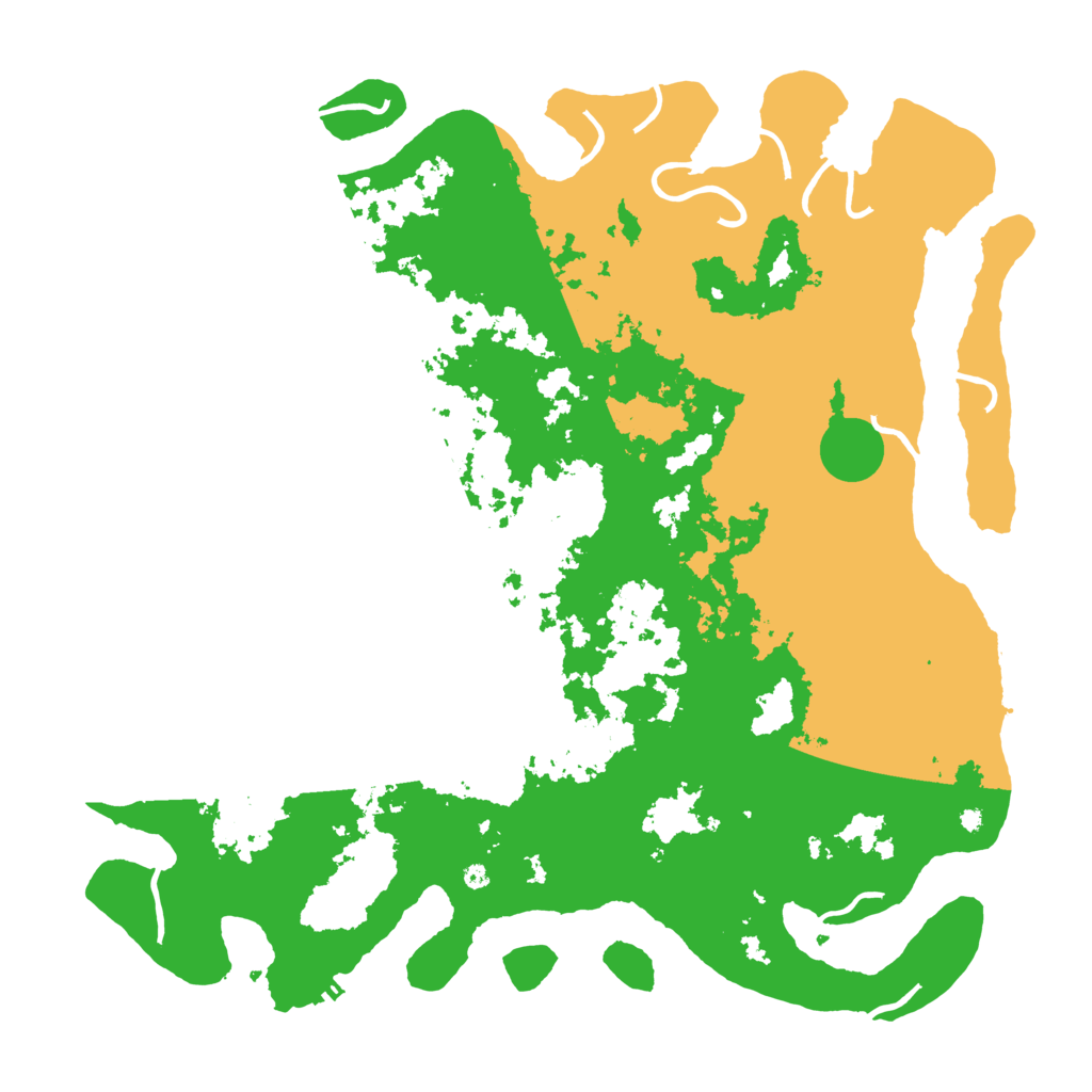 Biome Rust Map: Procedural Map, Size: 4500, Seed: 873683