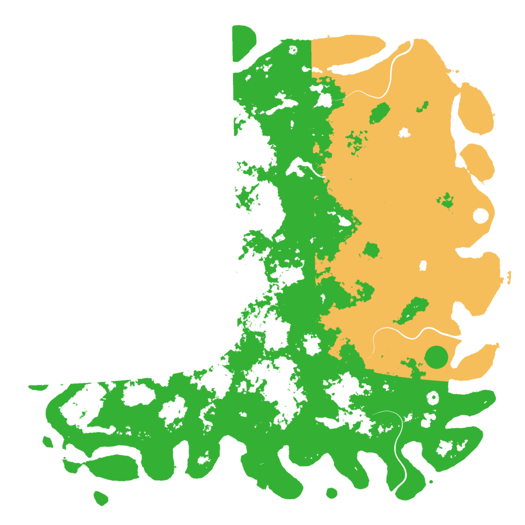 Biome Rust Map: Procedural Map, Size: 6000, Seed: 781569