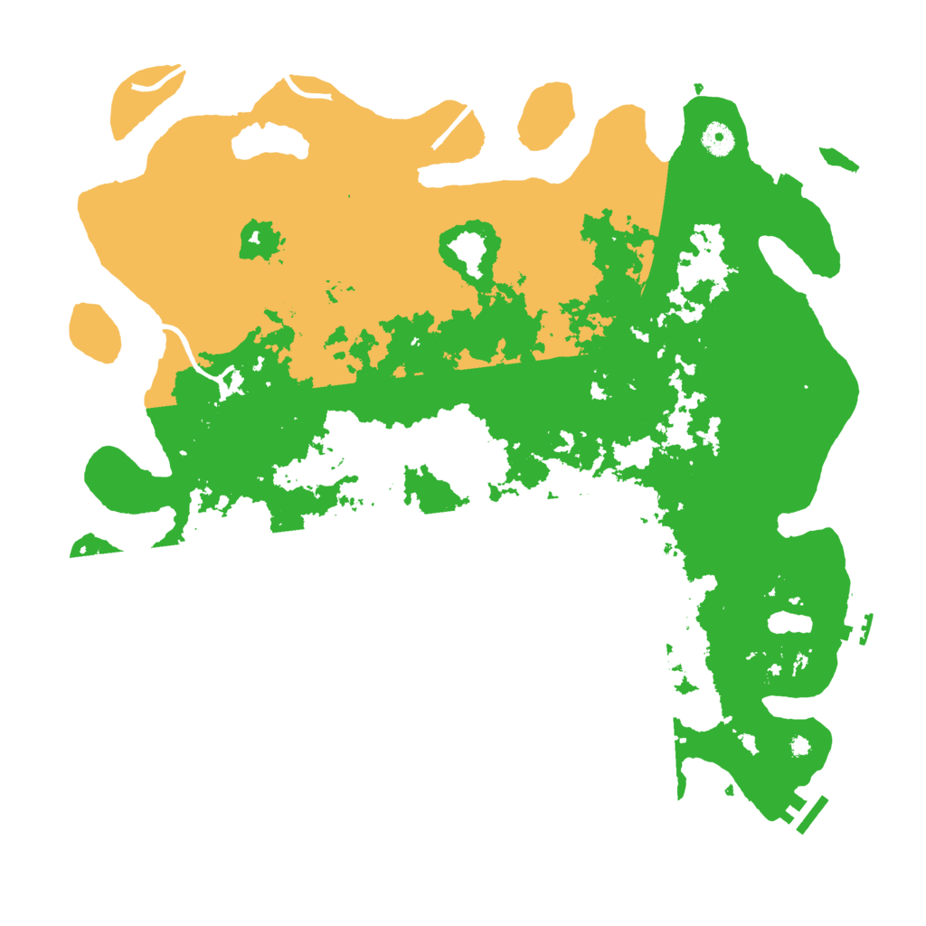 Biome Rust Map: Procedural Map, Size: 4300, Seed: 7526845