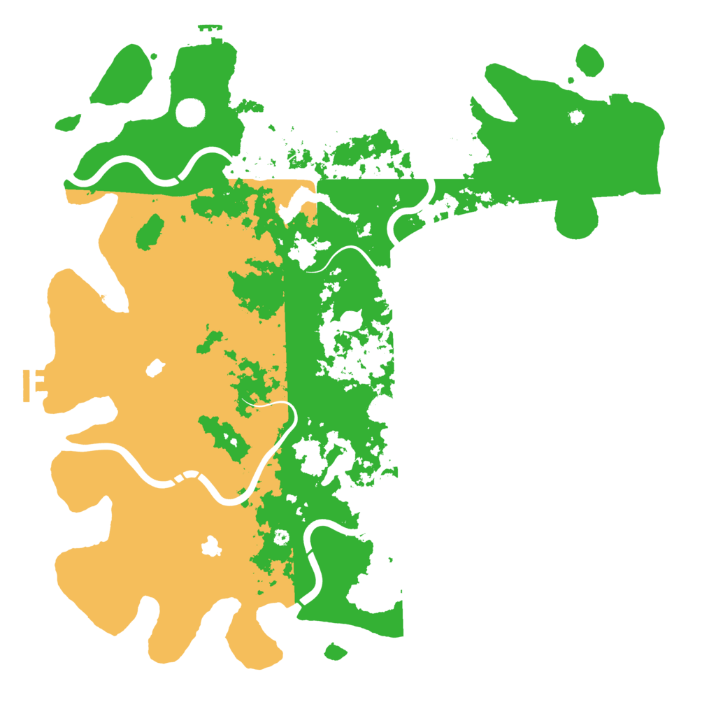 Biome Rust Map: Procedural Map, Size: 4500, Seed: 688789840