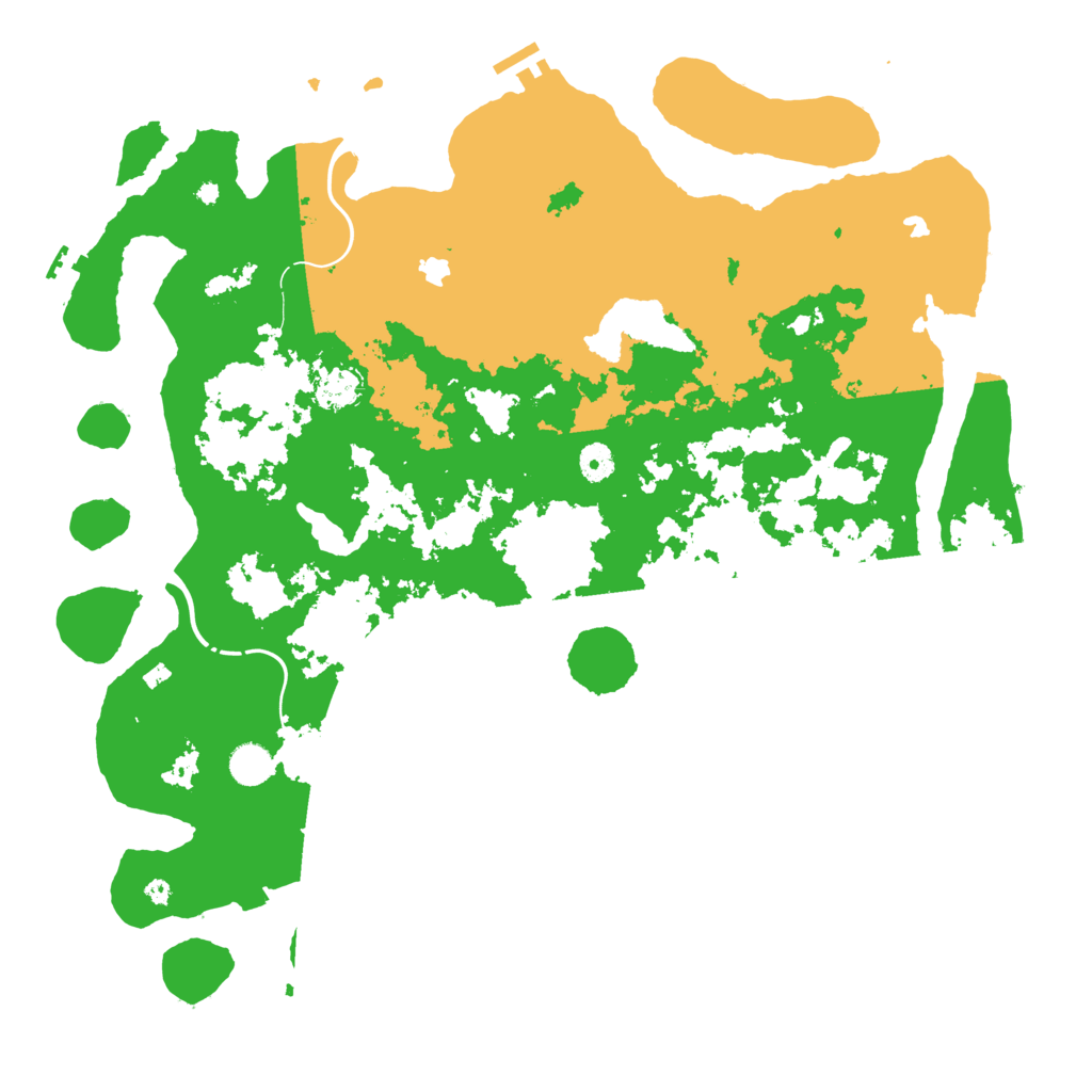 Biome Rust Map: Procedural Map, Size: 4500, Seed: 1177965198