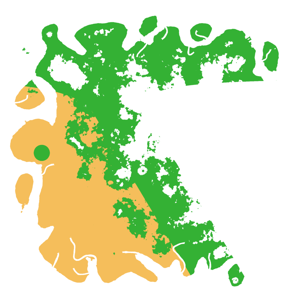 Biome Rust Map: Procedural Map, Size: 5000, Seed: 35134013