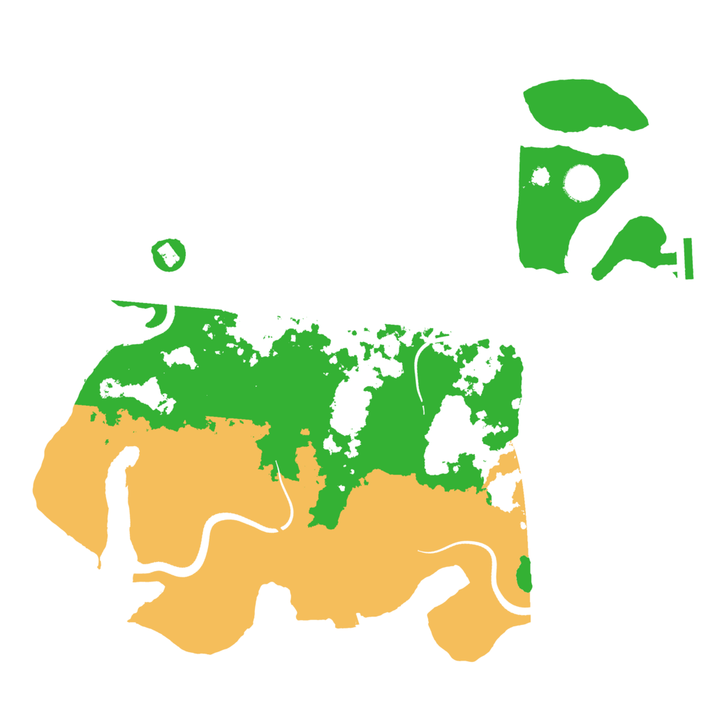Biome Rust Map: Procedural Map, Size: 3500, Seed: 73116490