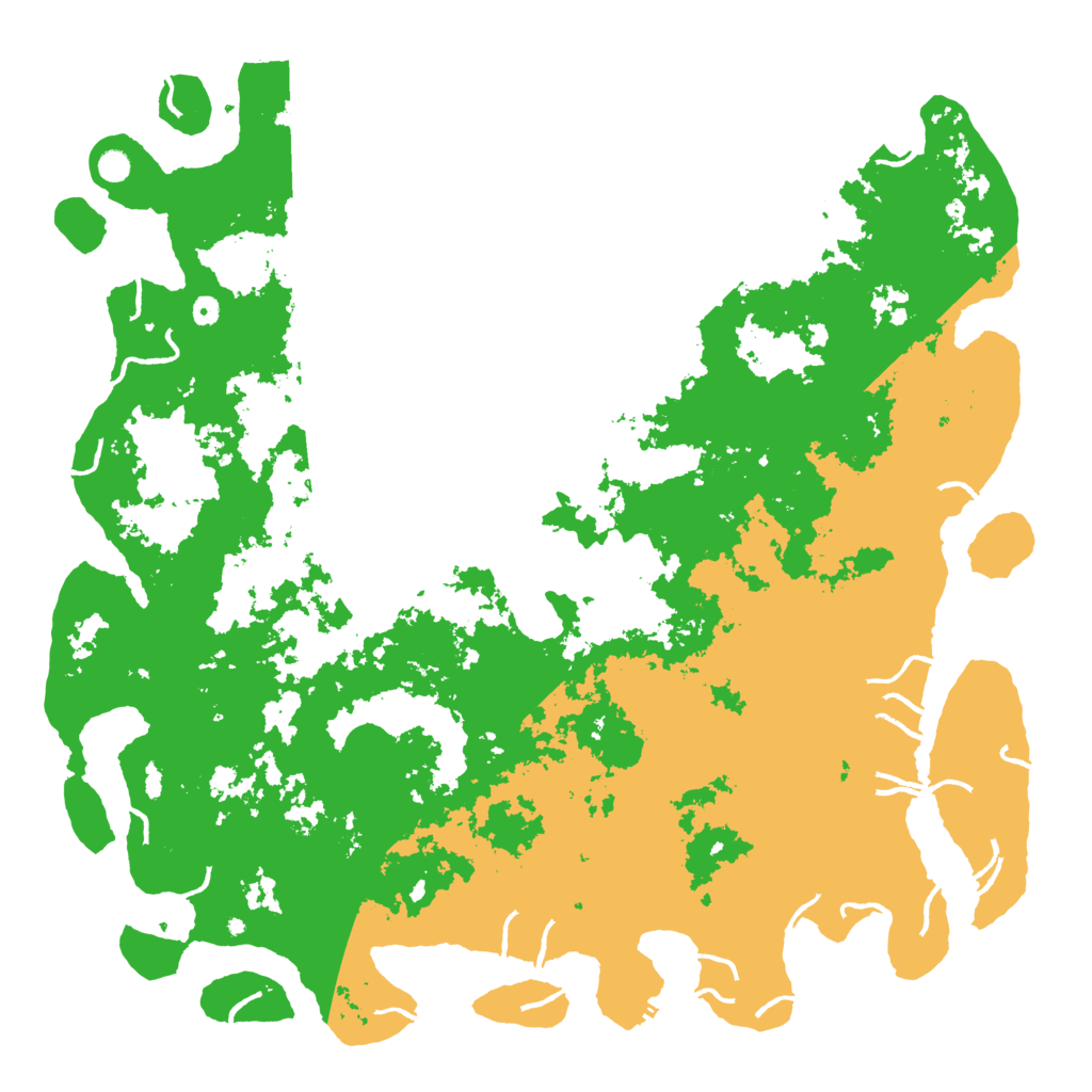 Biome Rust Map: Procedural Map, Size: 6000, Seed: 244834