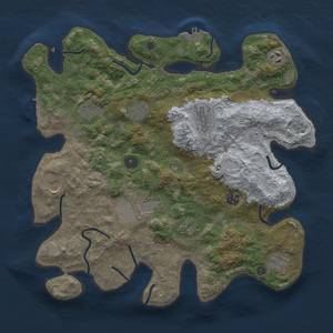 Thumbnail Rust Map: Procedural Map, Size: 3750, Seed: 63238976, 19 Monuments