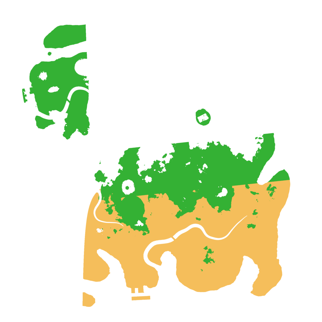 Biome Rust Map: Procedural Map, Size: 3500, Seed: 8359