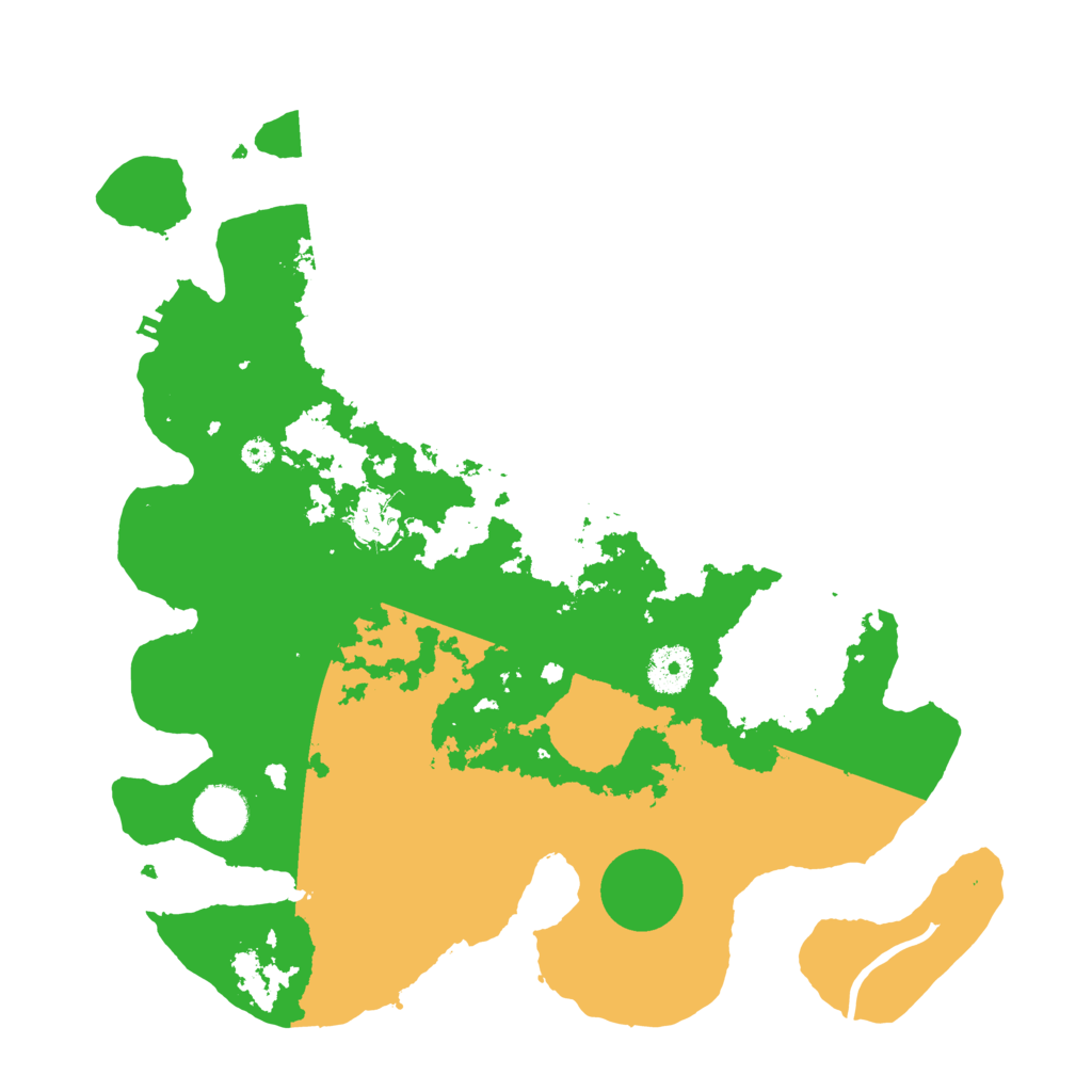 Biome Rust Map: Procedural Map, Size: 3500, Seed: 32223590