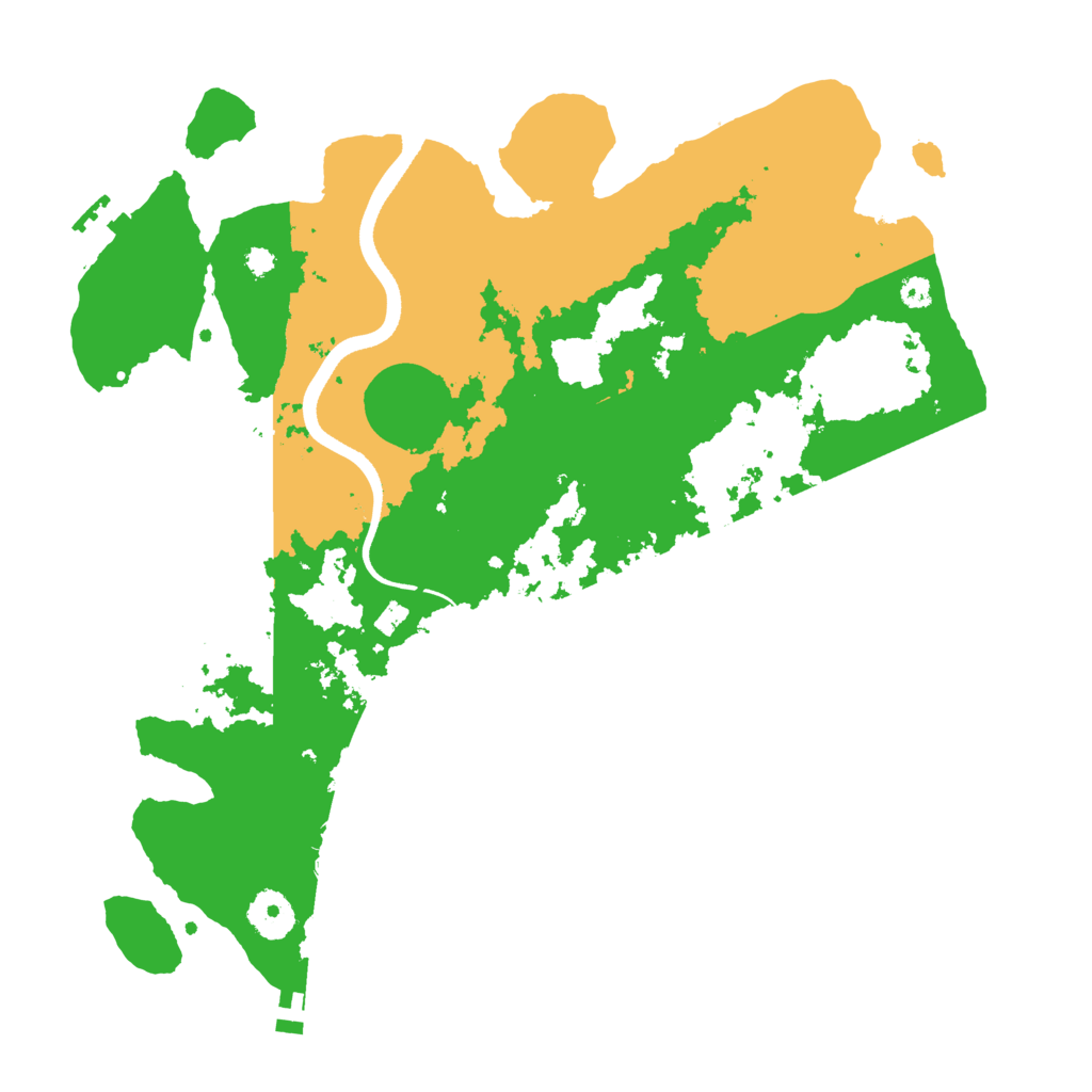Biome Rust Map: Procedural Map, Size: 3500, Seed: 66722094
