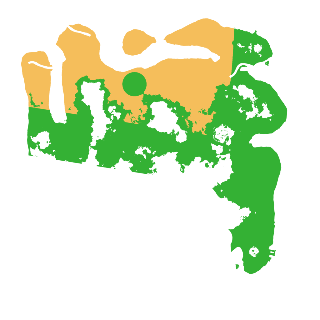 Biome Rust Map: Procedural Map, Size: 3500, Seed: 1407076010
