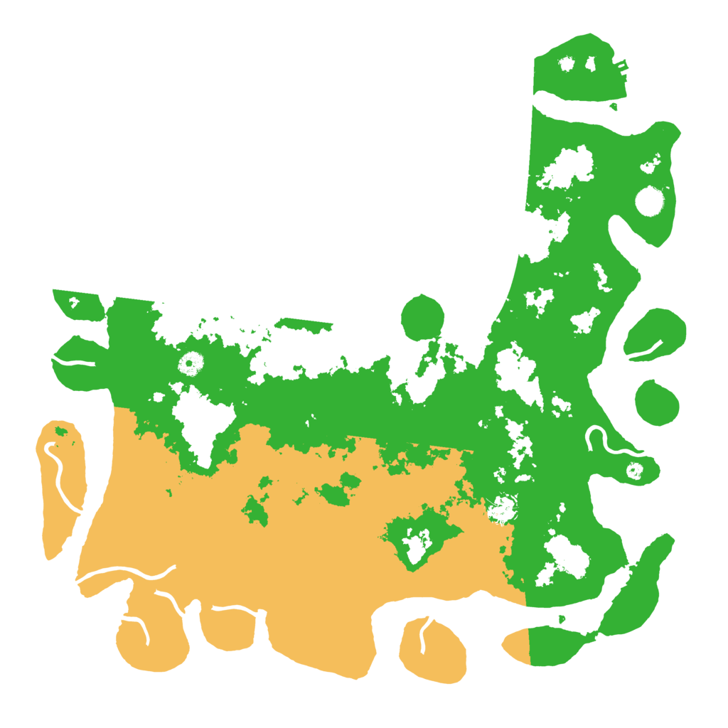 Biome Rust Map: Procedural Map, Size: 4500, Seed: 662863601