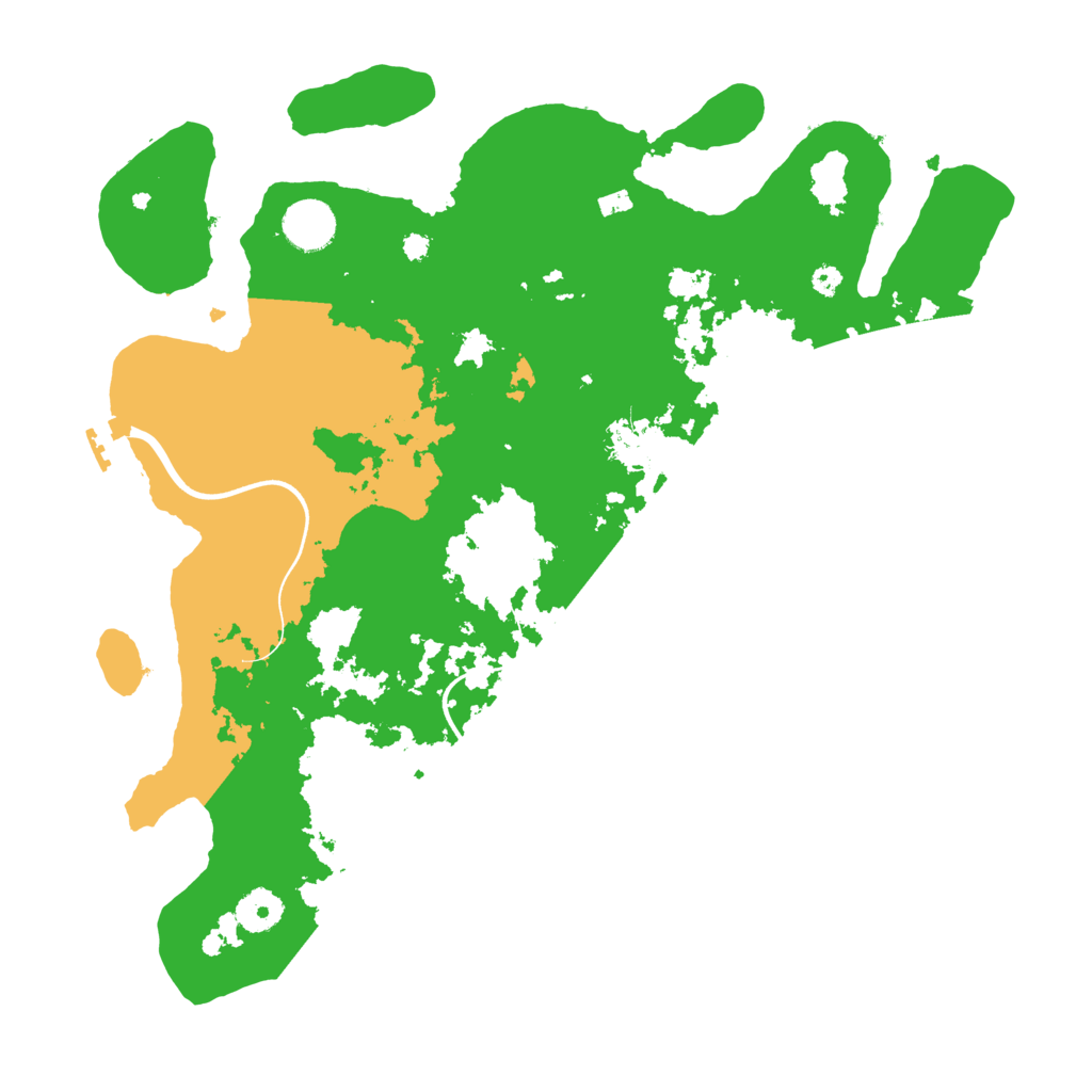Biome Rust Map: Procedural Map, Size: 3700, Seed: 654619