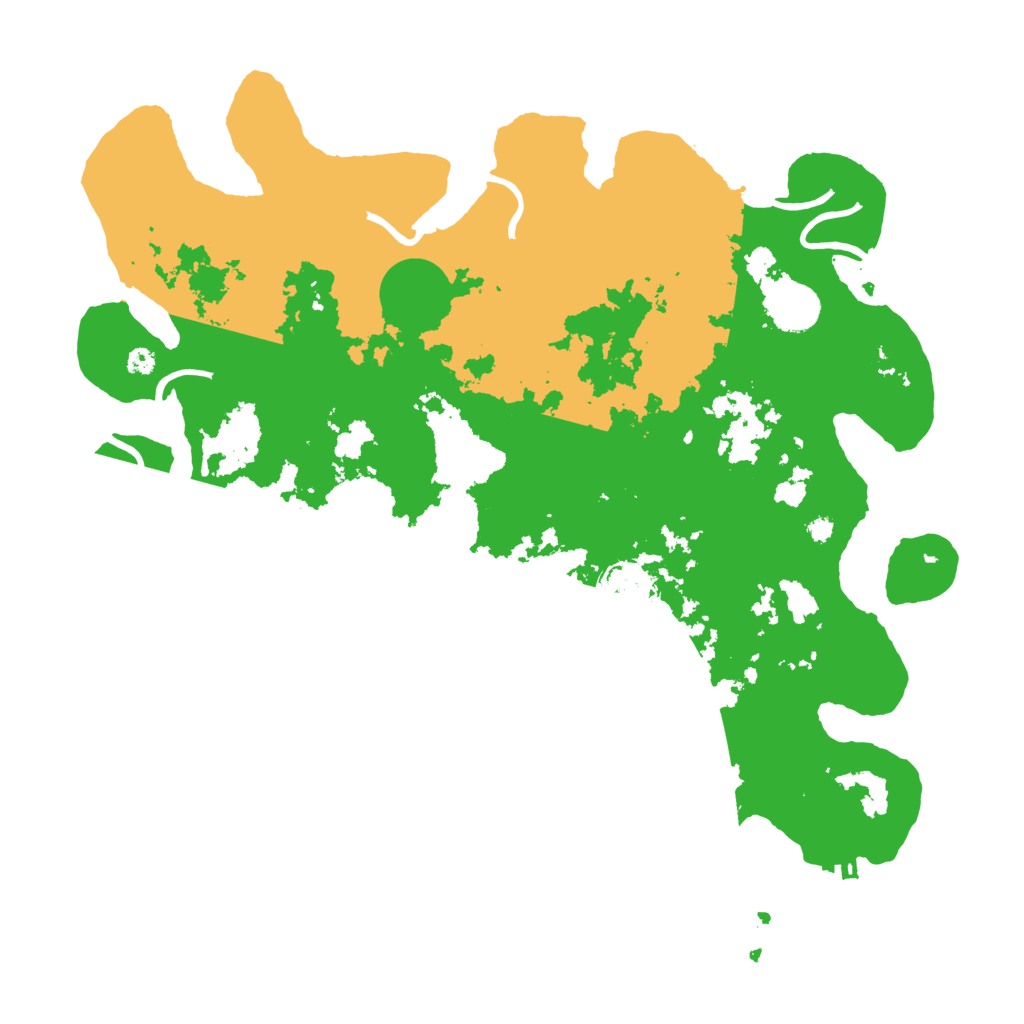 Biome Rust Map: Procedural Map, Size: 3800, Seed: 5225988