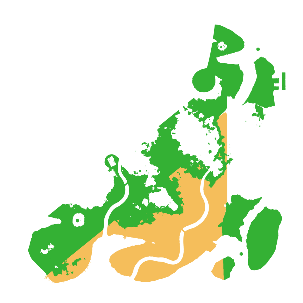 Biome Rust Map: Procedural Map, Size: 3500, Seed: 1432022914