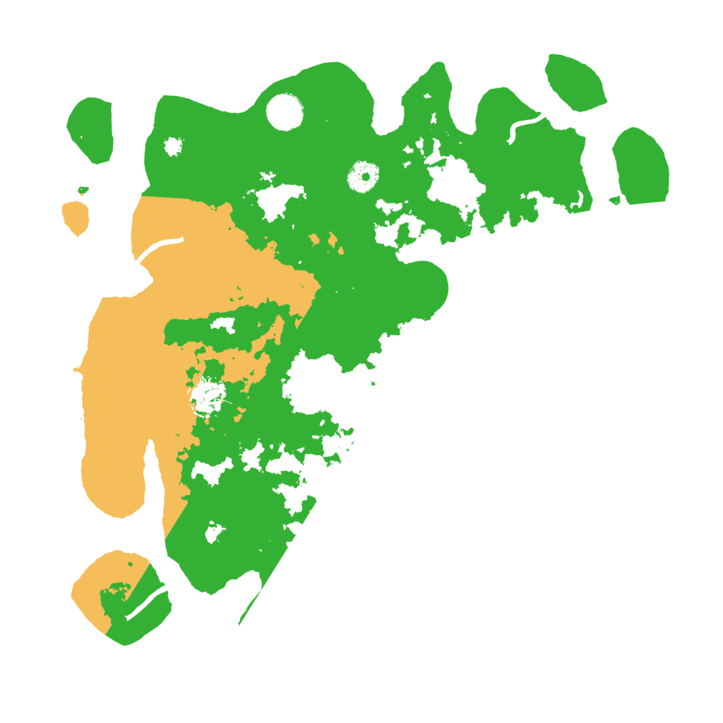 Biome Rust Map: Procedural Map, Size: 3500, Seed: 398443868