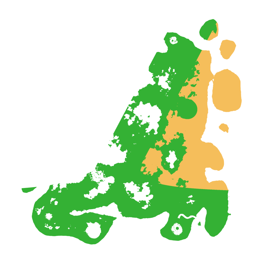 Biome Rust Map: Procedural Map, Size: 3500, Seed: 13218