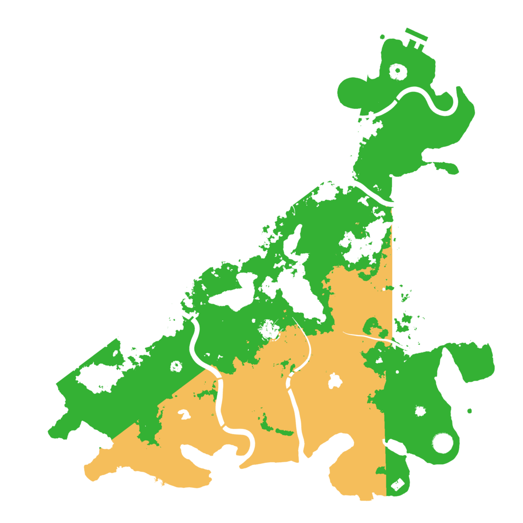 Biome Rust Map: Procedural Map, Size: 4500, Seed: 927339968