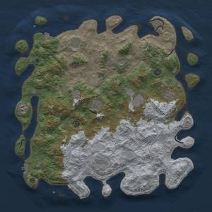 Thumbnail Rust Map: Procedural Map, Size: 4500, Seed: 66555709, 18 Monuments