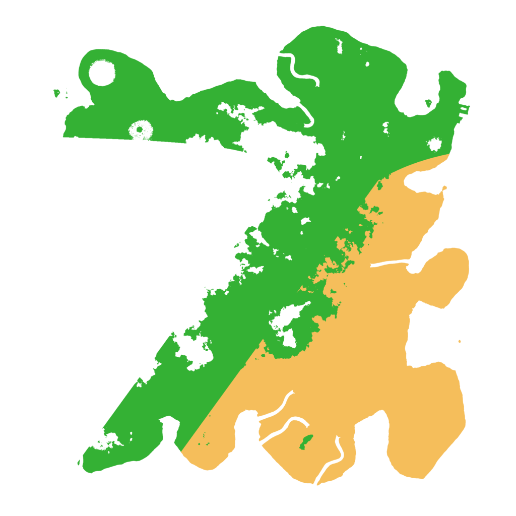 Biome Rust Map: Procedural Map, Size: 3500, Seed: 59867487