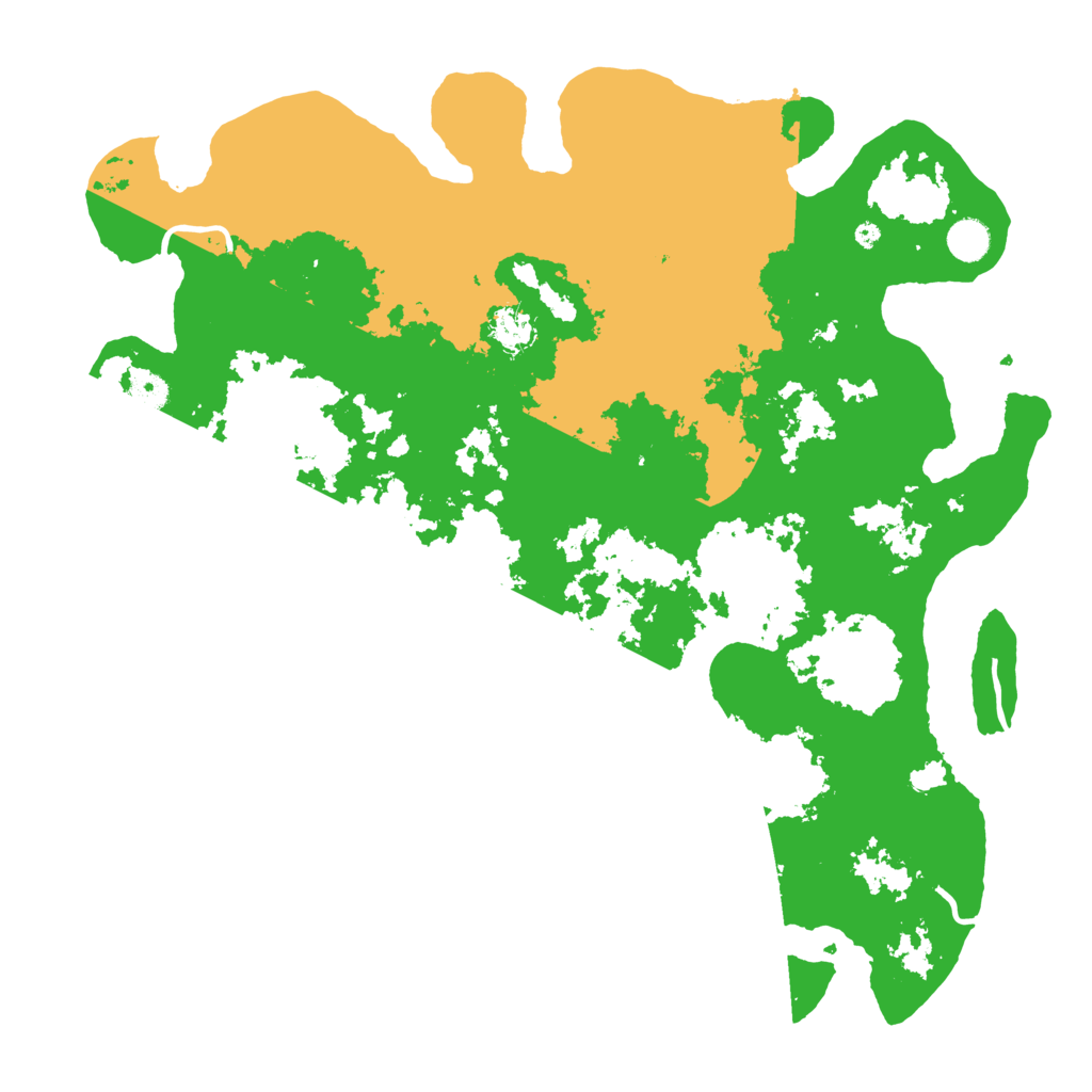 Biome Rust Map: Procedural Map, Size: 4500, Seed: 1668781435