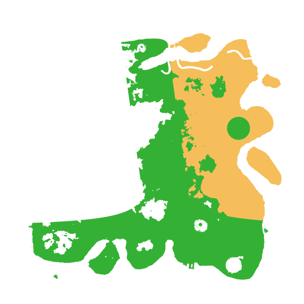 Biome Rust Map: Procedural Map, Size: 3500, Seed: 687942417