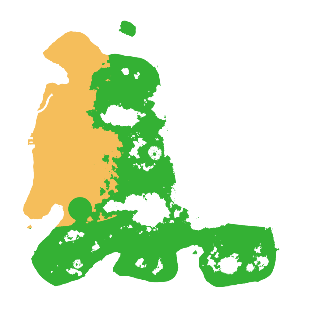 Biome Rust Map: Procedural Map, Size: 3500, Seed: 4975162