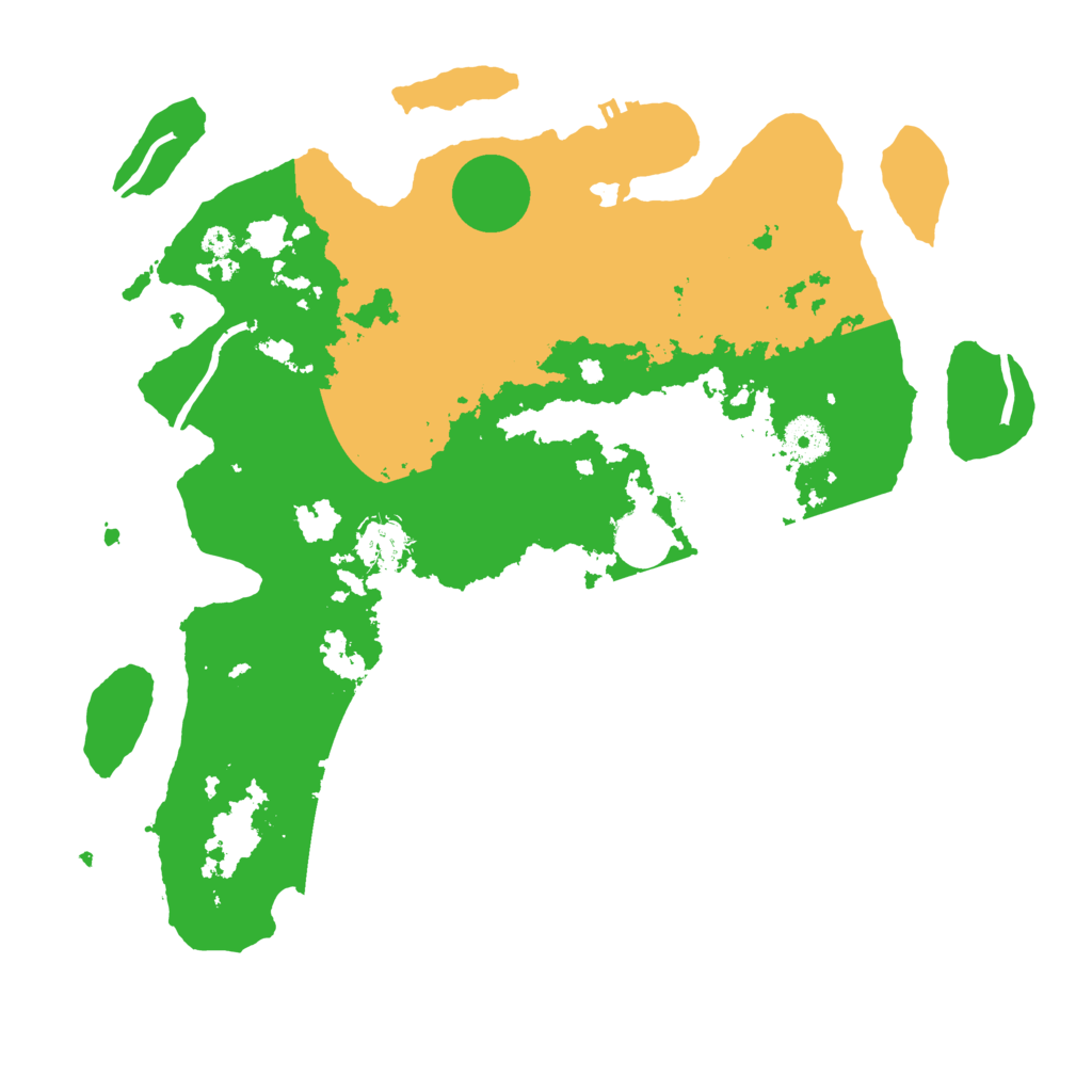 Biome Rust Map: Procedural Map, Size: 3700, Seed: 2047669131