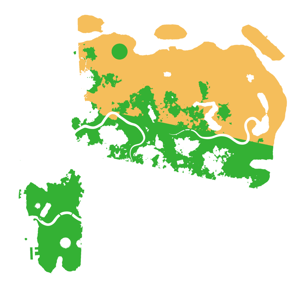 Biome Rust Map: Procedural Map, Size: 5000, Seed: 8754