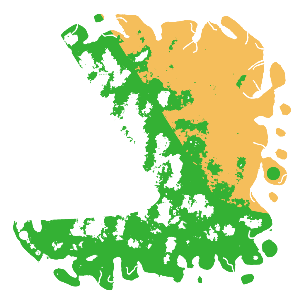 Biome Rust Map: Procedural Map, Size: 6000, Seed: 199012290