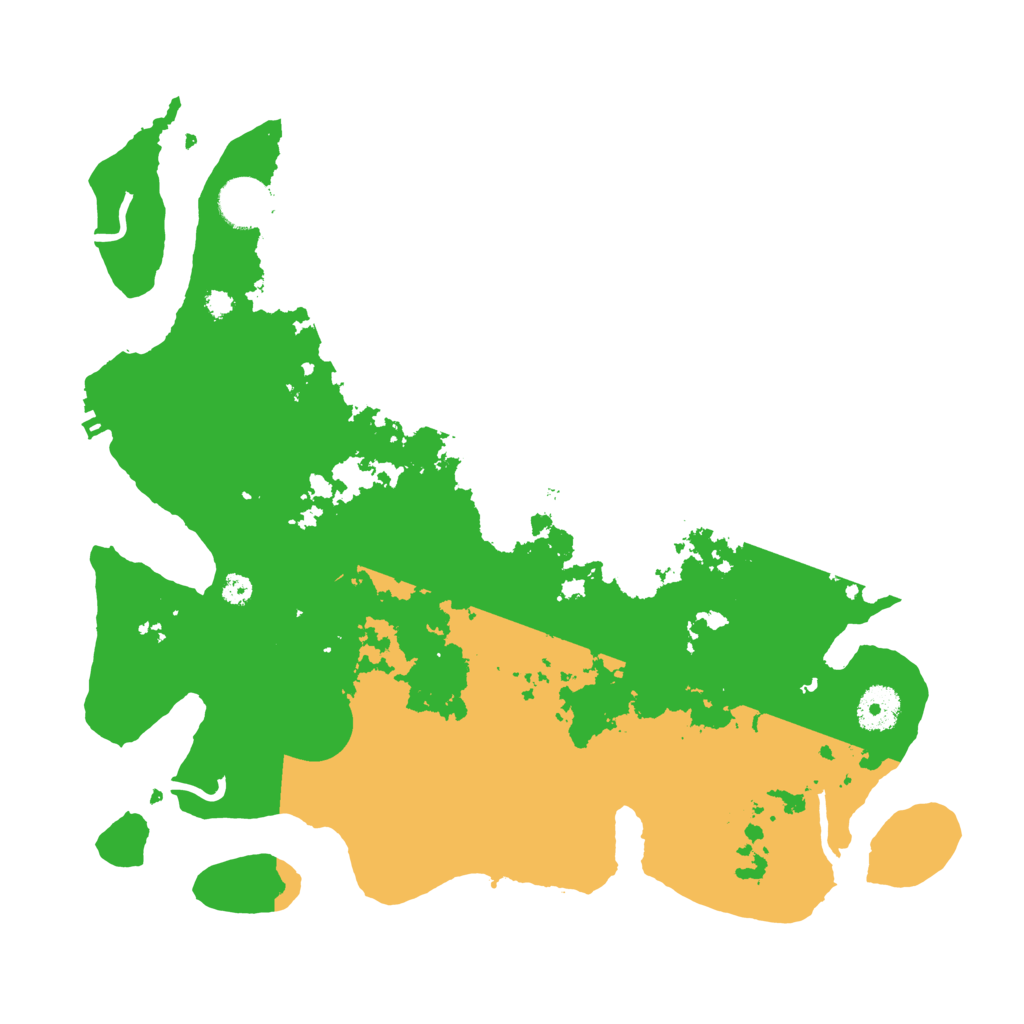 Biome Rust Map: Procedural Map, Size: 3500, Seed: 73344680