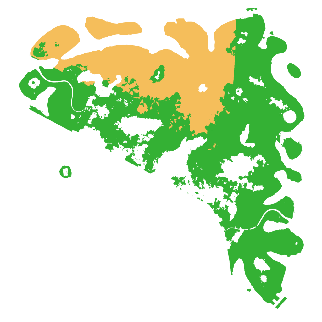 Biome Rust Map: Procedural Map, Size: 4500, Seed: 6734655