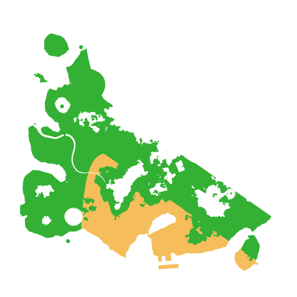 Biome Rust Map: Procedural Map, Size: 3000, Seed: 4007