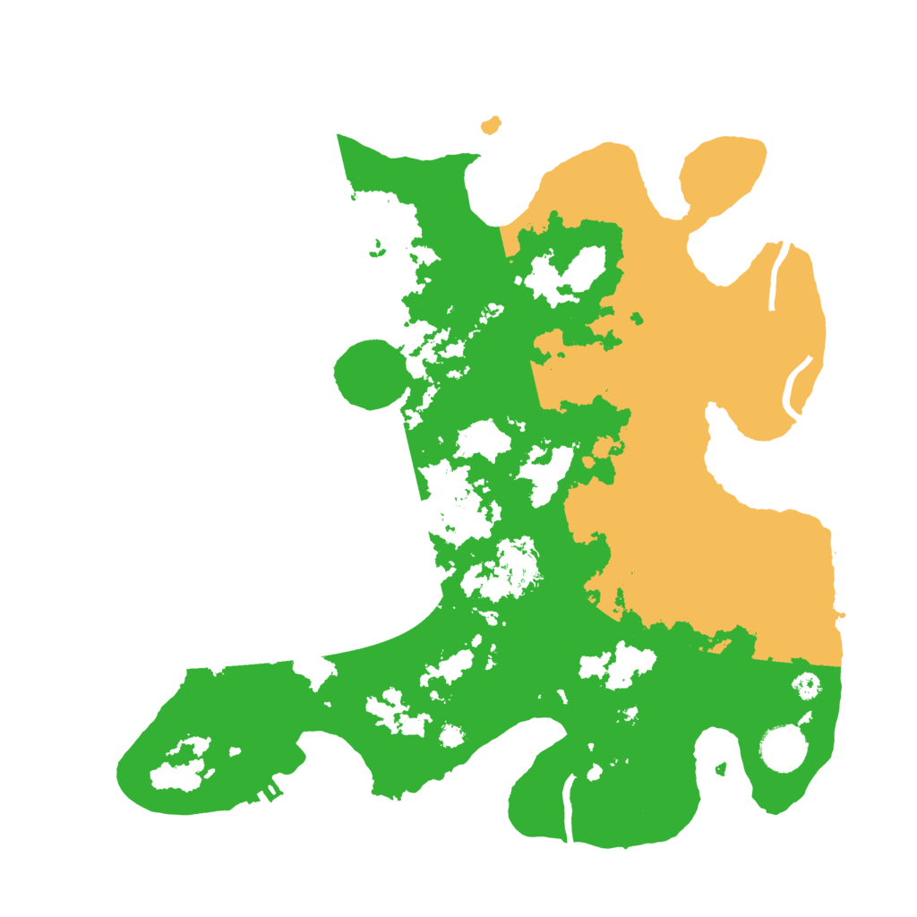 Biome Rust Map: Procedural Map, Size: 3500, Seed: 63481860