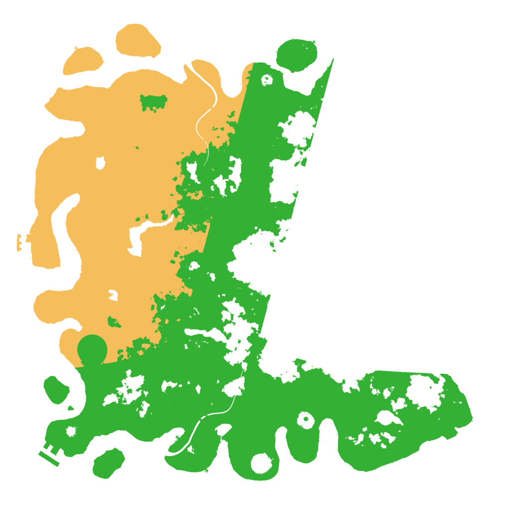 Biome Rust Map: Procedural Map, Size: 4500, Seed: 23527544