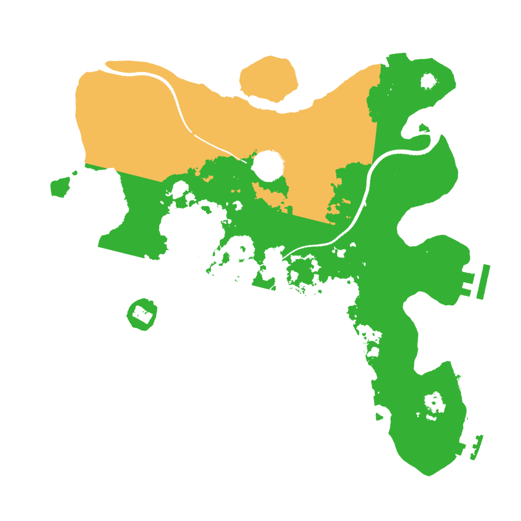 Biome Rust Map: Procedural Map, Size: 3000, Seed: 1523689298