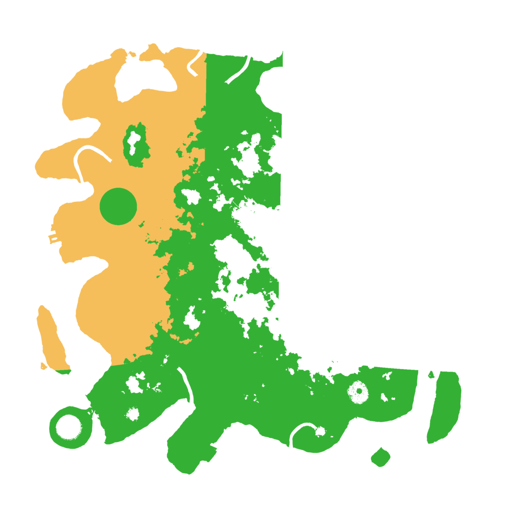 Biome Rust Map: Procedural Map, Size: 3600, Seed: 1972190