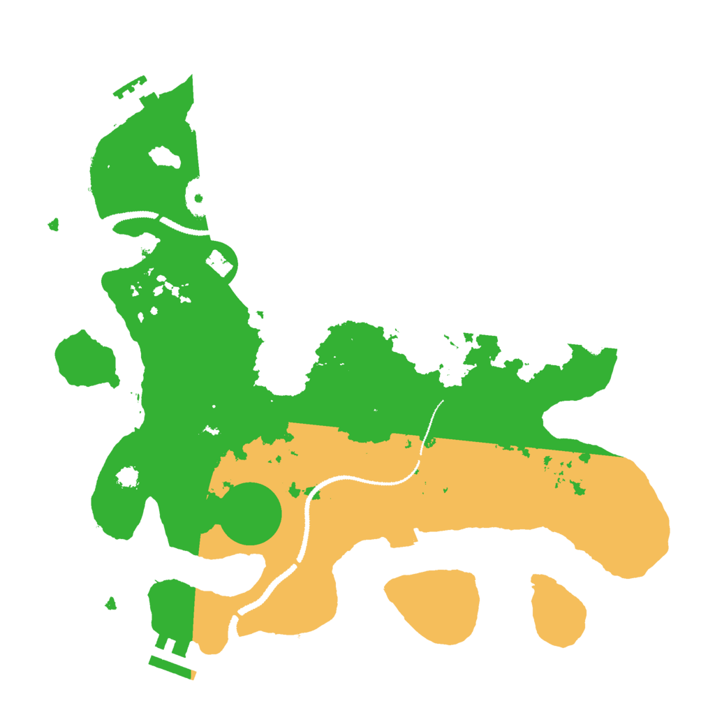 Biome Rust Map: Procedural Map, Size: 3000, Seed: 8361905