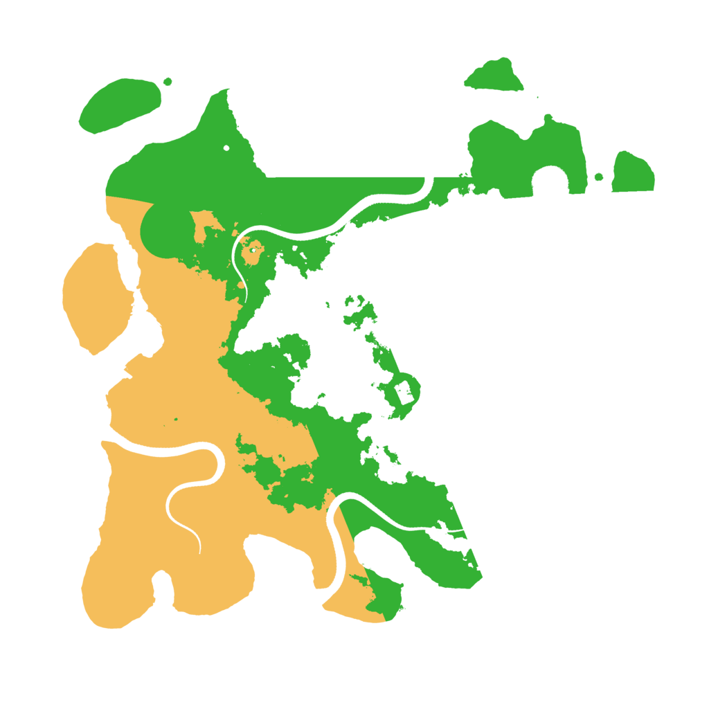 Biome Rust Map: Procedural Map, Size: 3500, Seed: 87066220