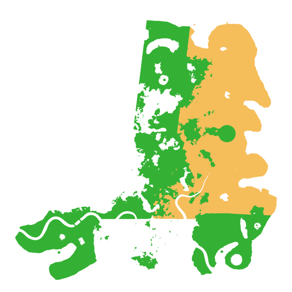 Biome Rust Map: Procedural Map, Size: 4500, Seed: 22110459