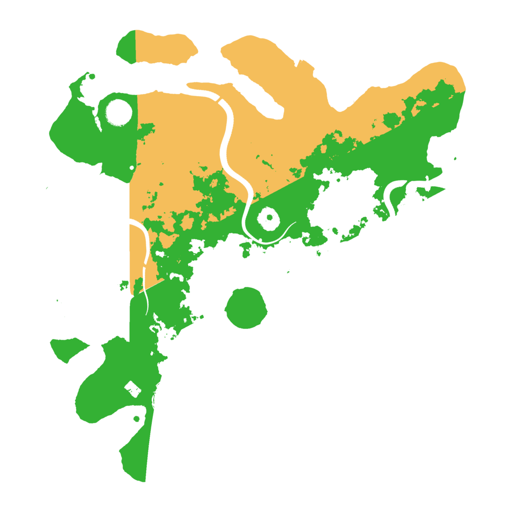 Biome Rust Map: Procedural Map, Size: 3500, Seed: 17706233