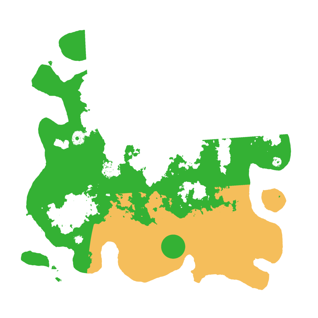 Biome Rust Map: Procedural Map, Size: 3500, Seed: 91229129