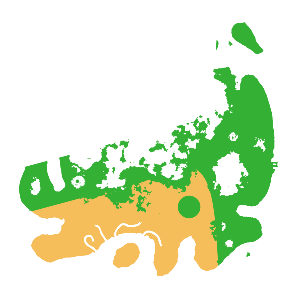 Biome Rust Map: Procedural Map, Size: 3500, Seed: 98696436