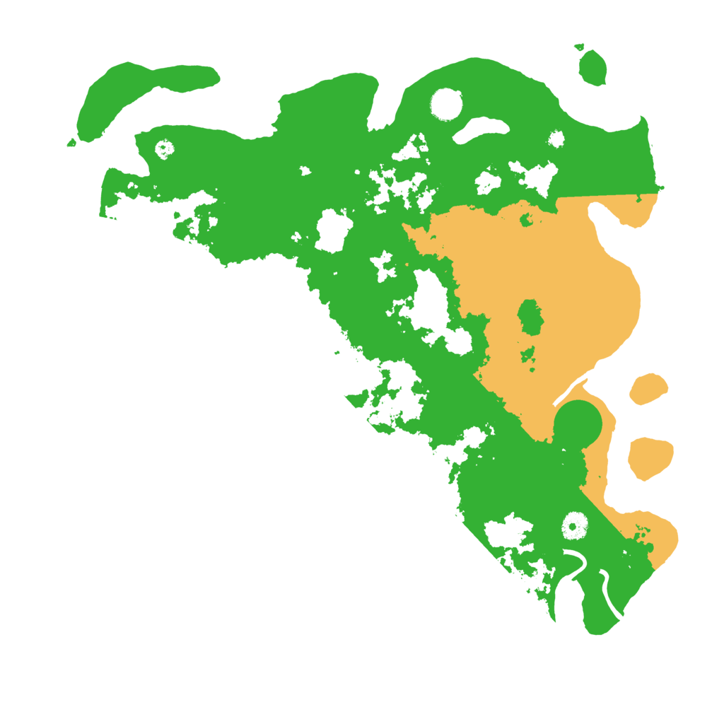 Biome Rust Map: Procedural Map, Size: 4000, Seed: 1816564